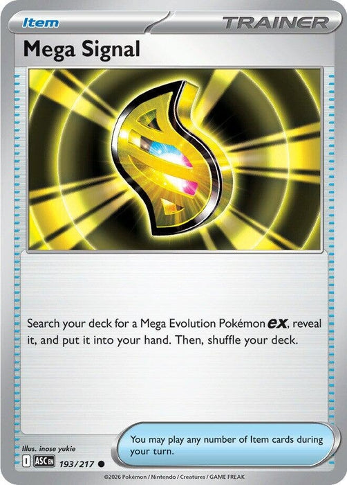 Image for Mega Signal (193/217) (Reverse Holofoil) [ME: Ascended Heroes] - Pokemon