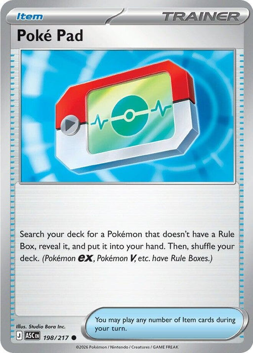 Image for Poke Pad (198/217) (Reverse Holofoil) [ME: Ascended Heroes] - Pokemon