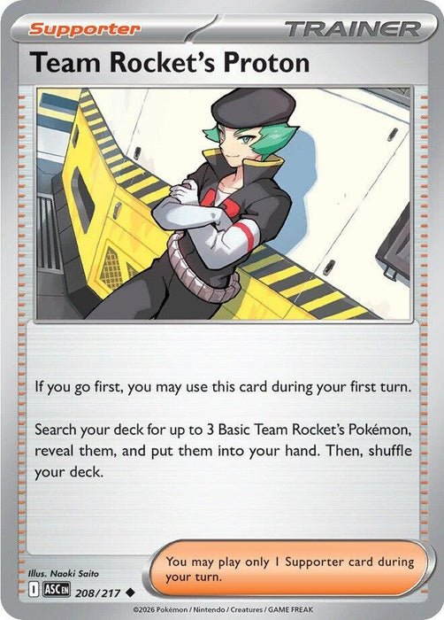 Image for Team Rocket's Proton (208/217) (Reverse Holofoil) [ME: Ascended Heroes] - Pokemon
