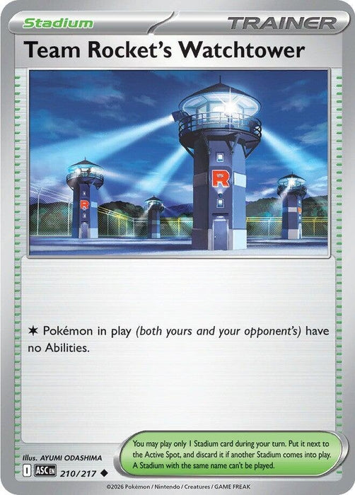 Image for Team Rocket's Watchtower (210/217) [ME: Ascended Heroes] - Pokemon