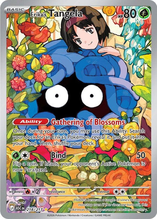 Image for Erika's Tangela (218/217) (Holofoil) [ME: Ascended Heroes] - Pokemon