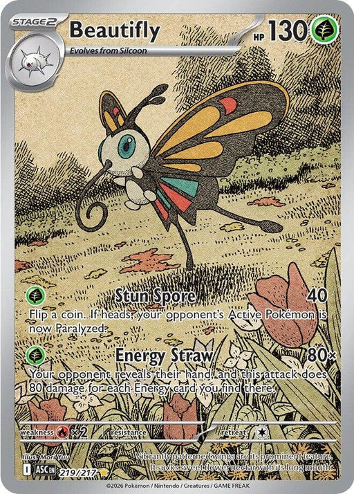 Image for Beautifly (219/217) (Holofoil) [ME: Ascended Heroes] - Pokemon