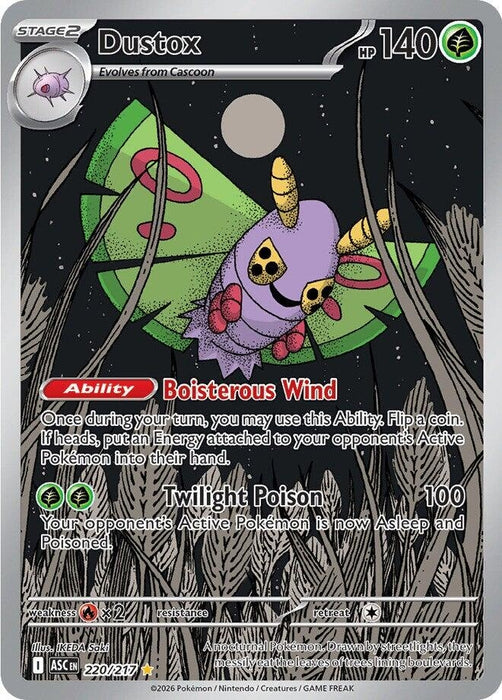 Image for Dustox (220/217) (Holofoil) [ME: Ascended Heroes] - Pokemon