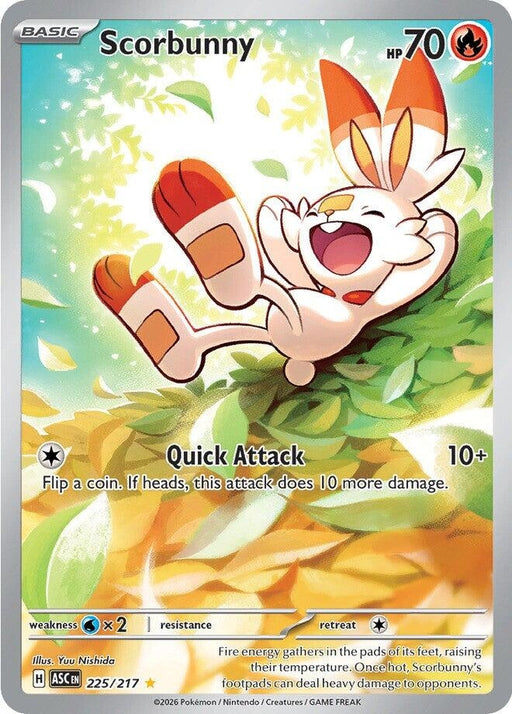 Image for Scorbunny (225/217) (Holofoil) [ME: Ascended Heroes] - Pokemon