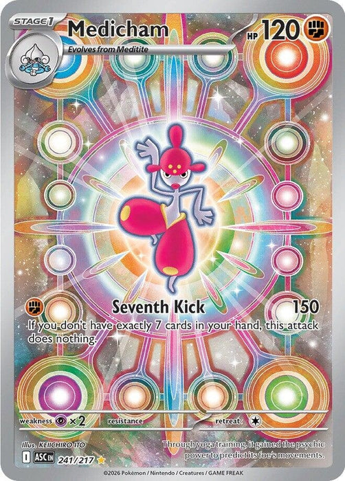 Image for Medicham (241/217) (Holofoil) [ME: Ascended Heroes] - Pokemon