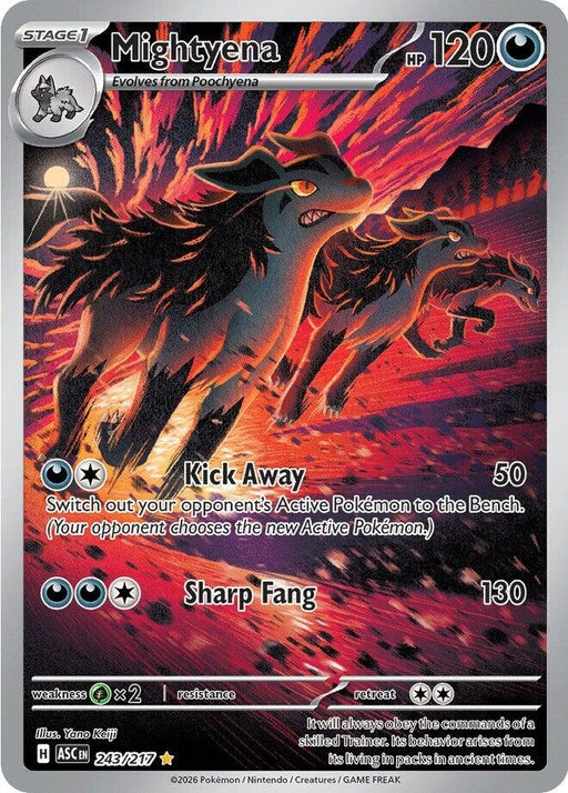 Image for Mightyena (243/217) (Holofoil) [ME: Ascended Heroes] - Pokemon