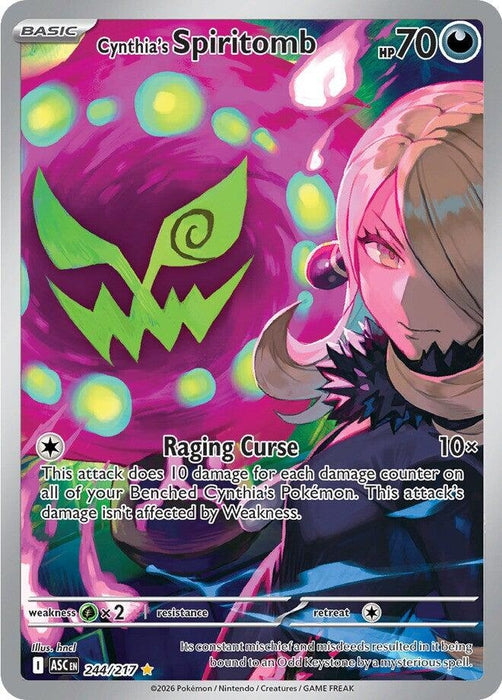 Image for Cynthia's Spiritomb (244/217) (Holofoil) [ME: Ascended Heroes] - Pokemon