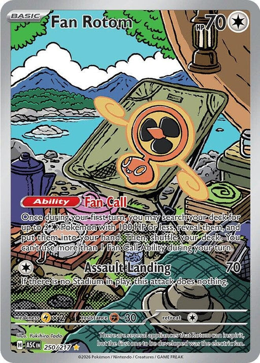 Image for Fan Rotom (250/217) (Holofoil) [ME: Ascended Heroes] - Pokemon