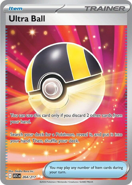 Image for Ultra Ball (264/217) (Holofoil) [ME: Ascended Heroes] - Pokemon