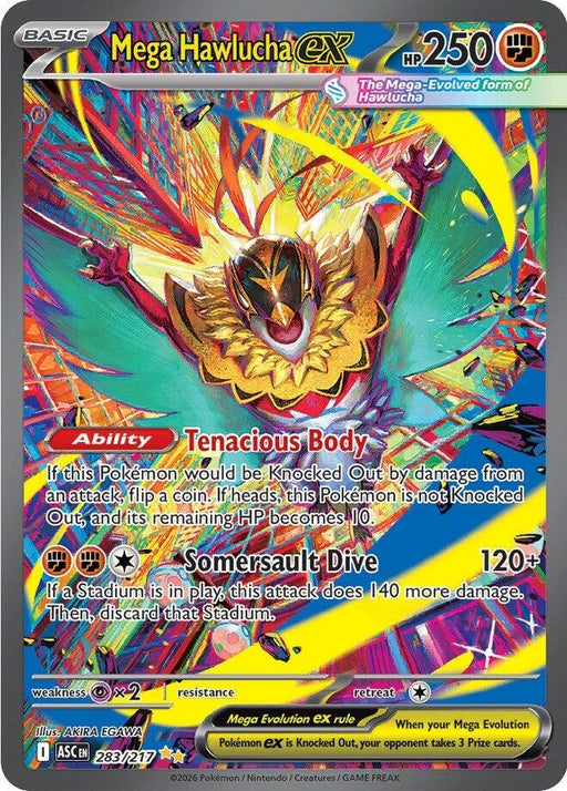 Image for Mega Hawlucha ex (283/217) (Holofoil) [ME: Ascended Heroes] - Pokemon