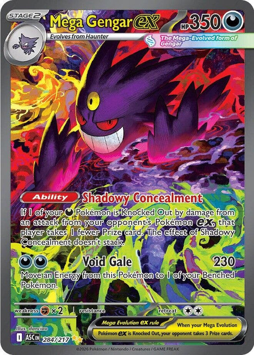 Image for Mega Gengar ex (284/217) (Holofoil) [ME: Ascended Heroes] - Pokemon