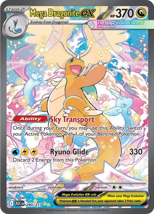 Image for Mega Dragonite ex (290/217) (Holofoil) [ME: Ascended Heroes] - Pokemon