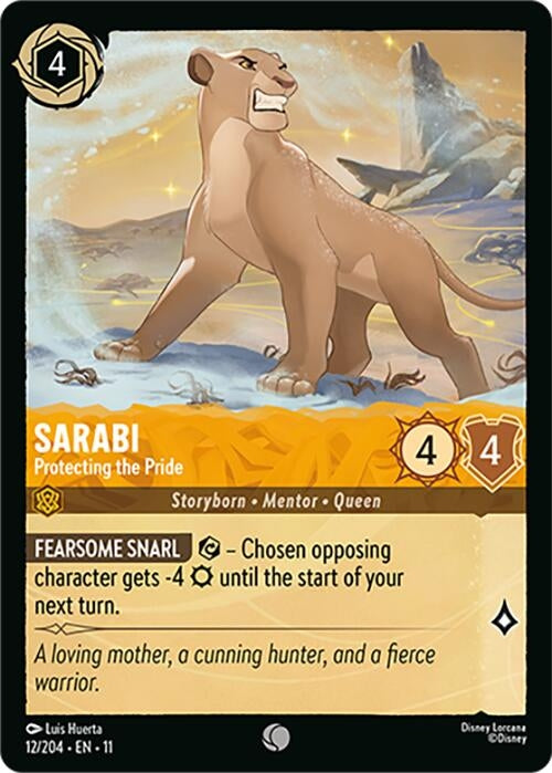 Image for Sarabi - Protecting the Pride (12/204) (Cold Foil) [Winterspell] - Disney Lorcana