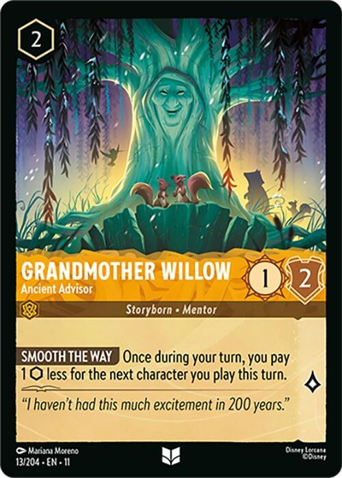 Image for Grandmother Willow - Ancient Advisor (13/204) [Winterspell] - Disney Lorcana