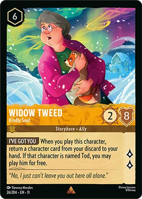 Image for Widow Tweed - Kindly Soul (26/204) [Winterspell] - Disney Lorcana