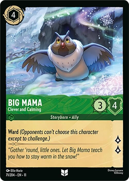 Image for Big Mama - Clever and Calming (71/204) [Winterspell] - Disney Lorcana