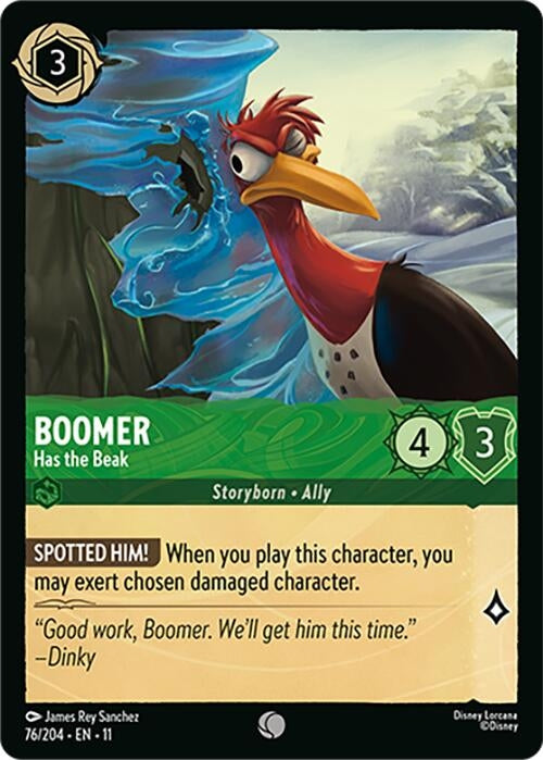 Image for Boomer - Has the Beak (76/204) [Winterspell] - Disney Lorcana