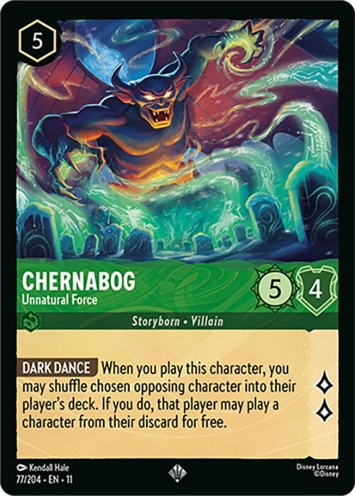 Image for Chernabog - Unnatural Force (77/204) [Winterspell] - Disney Lorcana