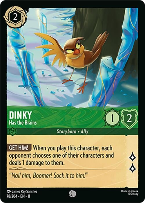 Image for Dinky - Has the Brains (78/204) [Winterspell] - Disney Lorcana