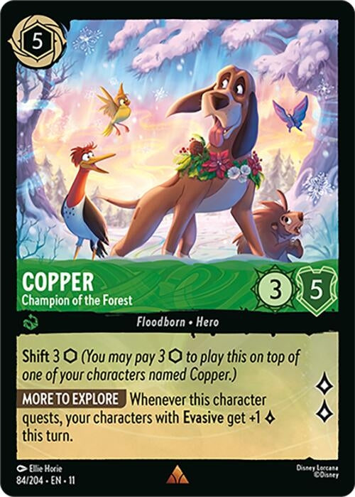 Image for Copper - Champion of the Forest (84/204) [Winterspell] - Disney Lorcana
