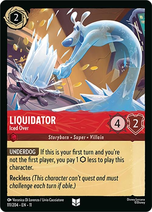 Image for Liquidator - Iced Over (111/204) [Winterspell] - Disney Lorcana