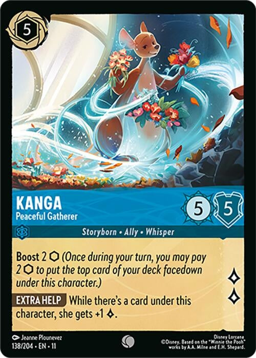Image for Kanga - Peaceful Gatherer (138/204) (Cold Foil) [Winterspell] - Disney Lorcana