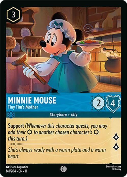 Image for Minnie Mouse - Tiny Tim's Mother (141/204) (Cold Foil) [Winterspell] - Disney Lorcana