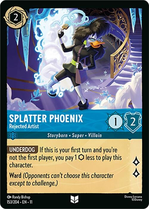 Image for Splatter Phoenix - Rejected Artist (153/204) [Winterspell] - Disney Lorcana