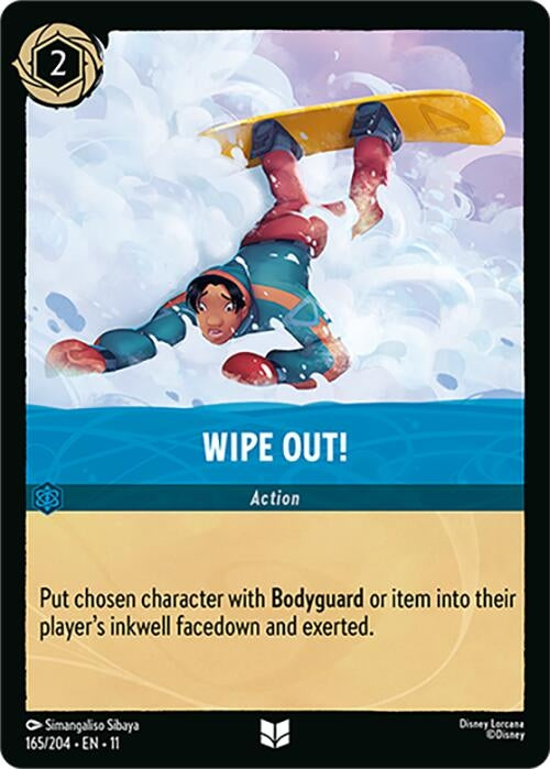 Image for Wipe Out! (165/204) (Cold Foil) [Winterspell] - Disney Lorcana