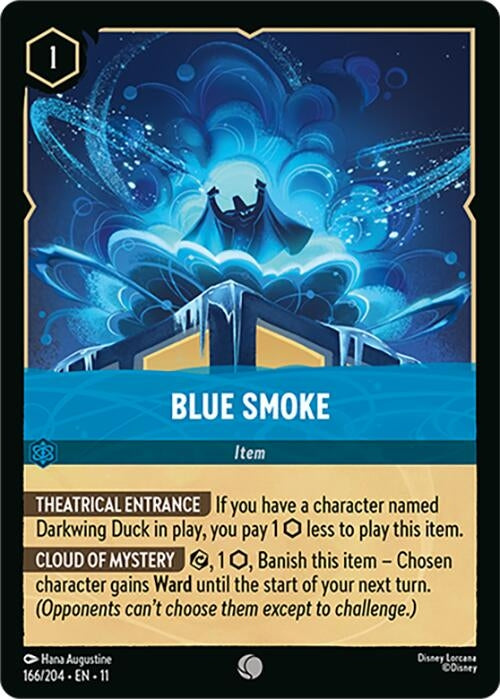Image for Blue Smoke (166/204) [Winterspell] - Disney Lorcana
