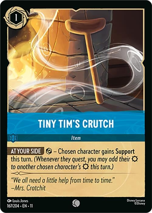 Image for Tiny Tim's Crutch (167/204) [Winterspell] - Disney Lorcana