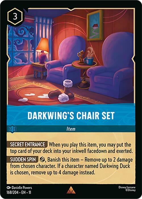 Image for Darkwing's Chair Set (168/204) [Winterspell] - Disney Lorcana