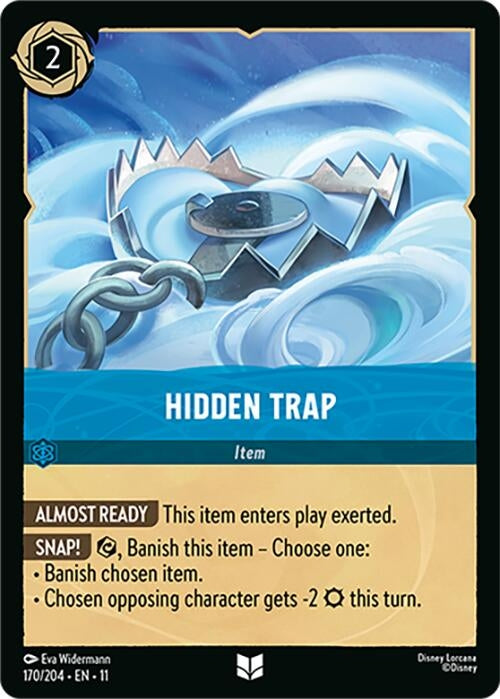 Image for Hidden Trap (170/204) [Winterspell] - Disney Lorcana