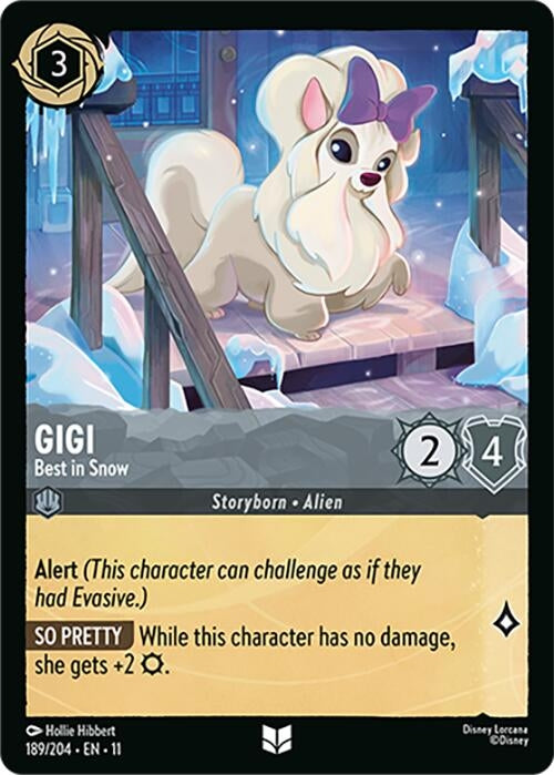 Image for Gigi - Best in Snow (189/204) [Winterspell] - Disney Lorcana