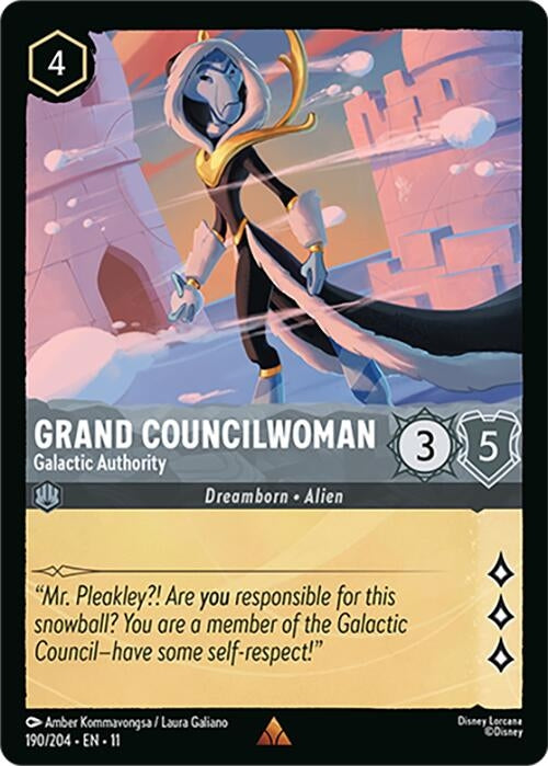 Image for Grand Councilwoman - Galactic Authority (190/204) [Winterspell] - Disney Lorcana