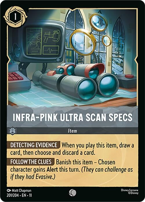 Image for Infra-Pink Ultra Scan Specs (201/204) [Winterspell] - Disney Lorcana