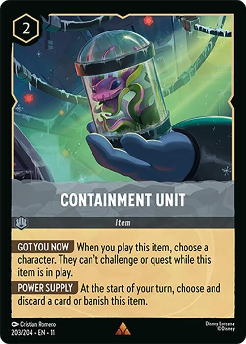 Image for Containment Unit (203/204) (Cold Foil) [Winterspell] - Disney Lorcana