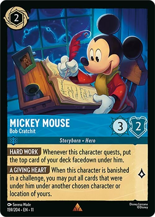 Image for Mickey Mouse - Bob Cratchit (159/204) [Winterspell] - Disney Lorcana