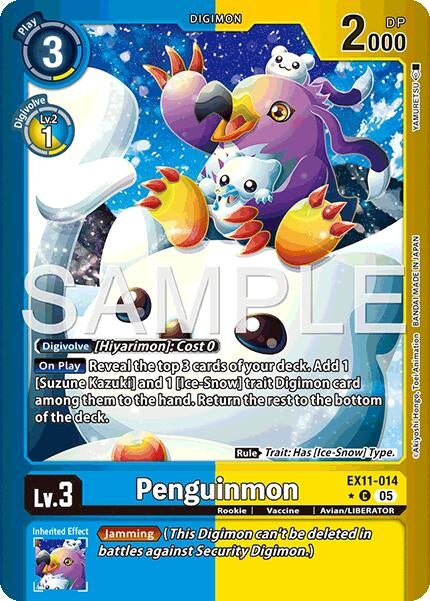 Penguinmon (Limited Foil) (EX11-014 C) (Foil) [Dawn of Liberator]