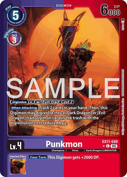 Punkmon (Limited Foil) (EX11-049 C) (Foil) [Dawn of Liberator]