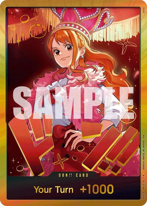 DON!! Card (Nami) (Gold) (Foil) [Extra Booster: One Piece Heroines Edition]