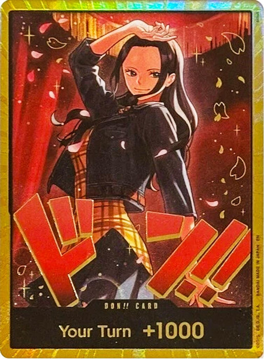 DON!! Card (Nico Robin) (Gold) (Foil) [Extra Booster: One Piece Heroines Edition]