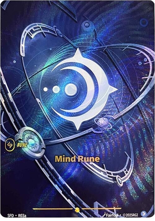 Image for Mind Rune (Alternate Art) (R03a) (Foil) [Spiritforged] - Riftbound: League of Legends Trading Card Game