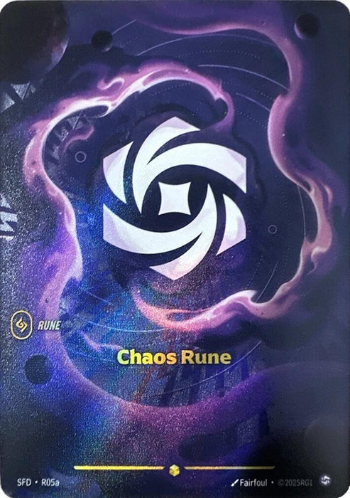 Image for Chaos Rune (Alternate Art) (R05a) (Foil) [Spiritforged] - Riftbound: League of Legends Trading Card Game