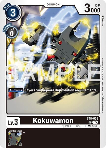 Image for Kokuwamon (Reprint) (BT8-059 C) (Foil) [Advanced Booster Digimon Generation] - Digimon Card Game