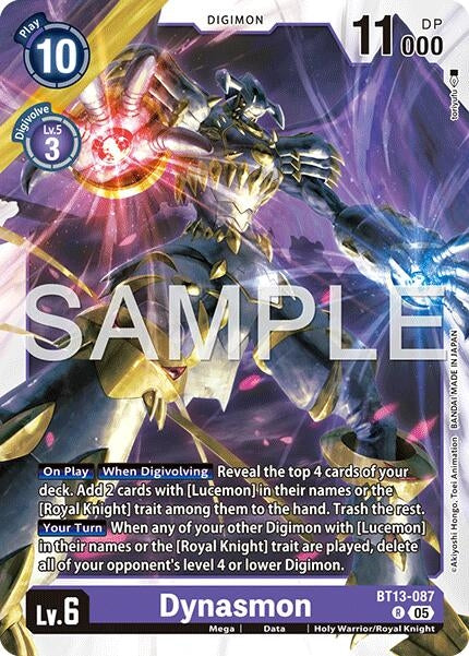 Image for Dynasmon - BT13-087 (Reprint) (BT13-087 R) (Foil) [Advanced Booster Digimon Generation] - Digimon Card Game
