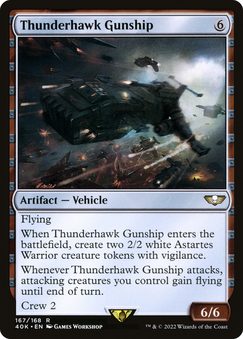 Thunderhawk Gunship [40K-167] - Warhammer 40,000 Commander