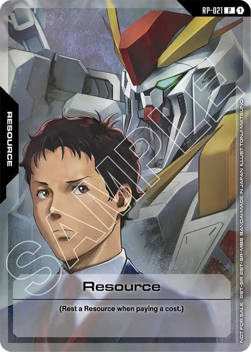 Image for Resource (RP-021) (Mobile Suit Gundam: Hathaway's Flash) (RP-021) (Holofoil) [Promotional Resource Tokens] (RP) - Gundam Card Game