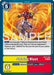 Image for Shining Blast (Reprint) (BT12-104 R) (Foil) [Advanced Booster Digimon Generation] - Digimon Card Game
