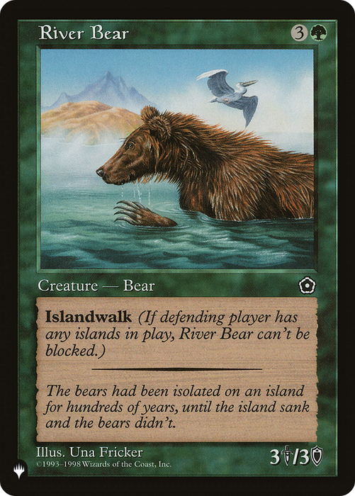 River Bear [PLST-P02-144] - The List